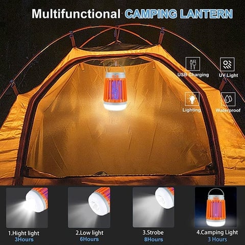 (🔥Last Day Promotion 50% OFF)Mosquito and Bug Killer Lamp For Indoor & Outdoor Camping