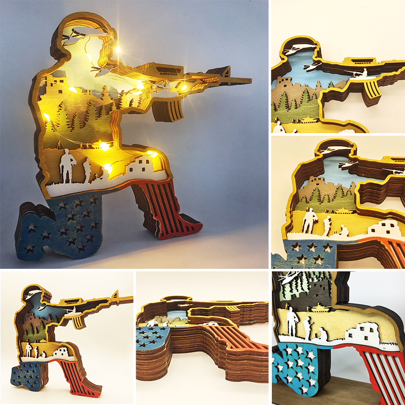 Wooden Soldier Ornaments