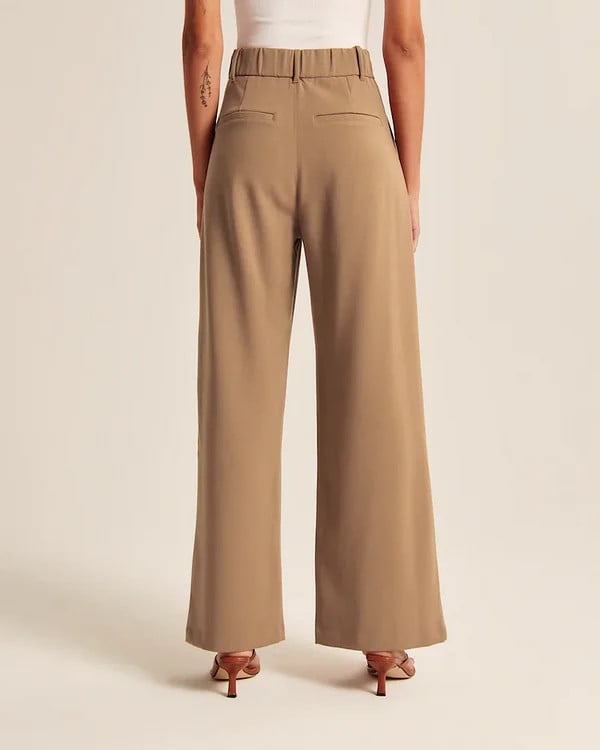 HIGH WAIST TAILORED WIDE LEG PANTS - Buy 2 Get Extra 10% OFF & FREE SHIPPING