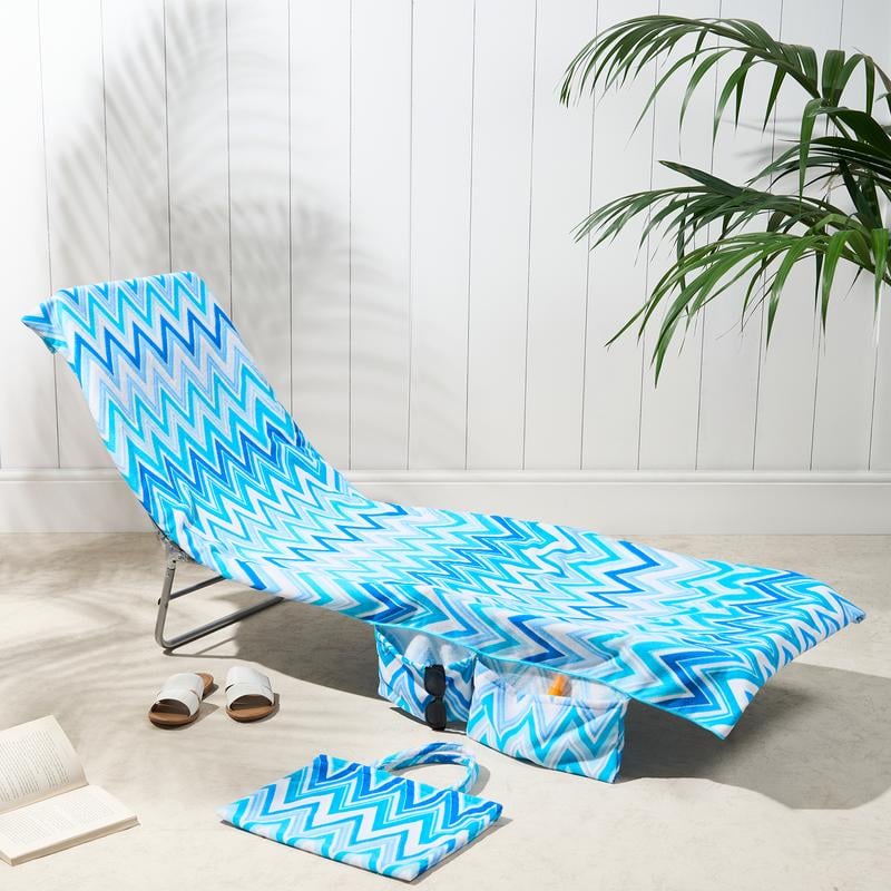 🔥Summer Hot Sale 70% OFF🎁Sun Lounger Towel in Bag with Pockets Storage