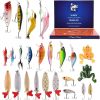 (🎄Christmas Hot Sale - 49% OFF) 🎅24Pcs Fishing Lures Christmas Advent Calendar