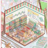 Stickers Scene, Make Cute Rabbit Dessert Shop|Rabbit Market|Bookstore|Burger Shop