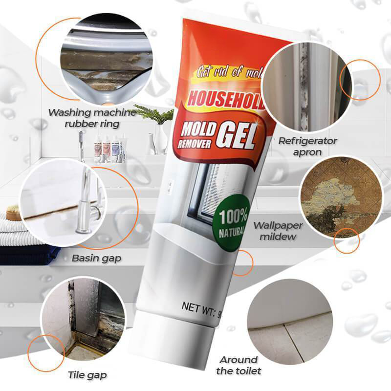 (🔥Hot Sale - 48% OFF) Household Mold Remover Gel With Dropper-Buy 3 Get Extra 20% OFF