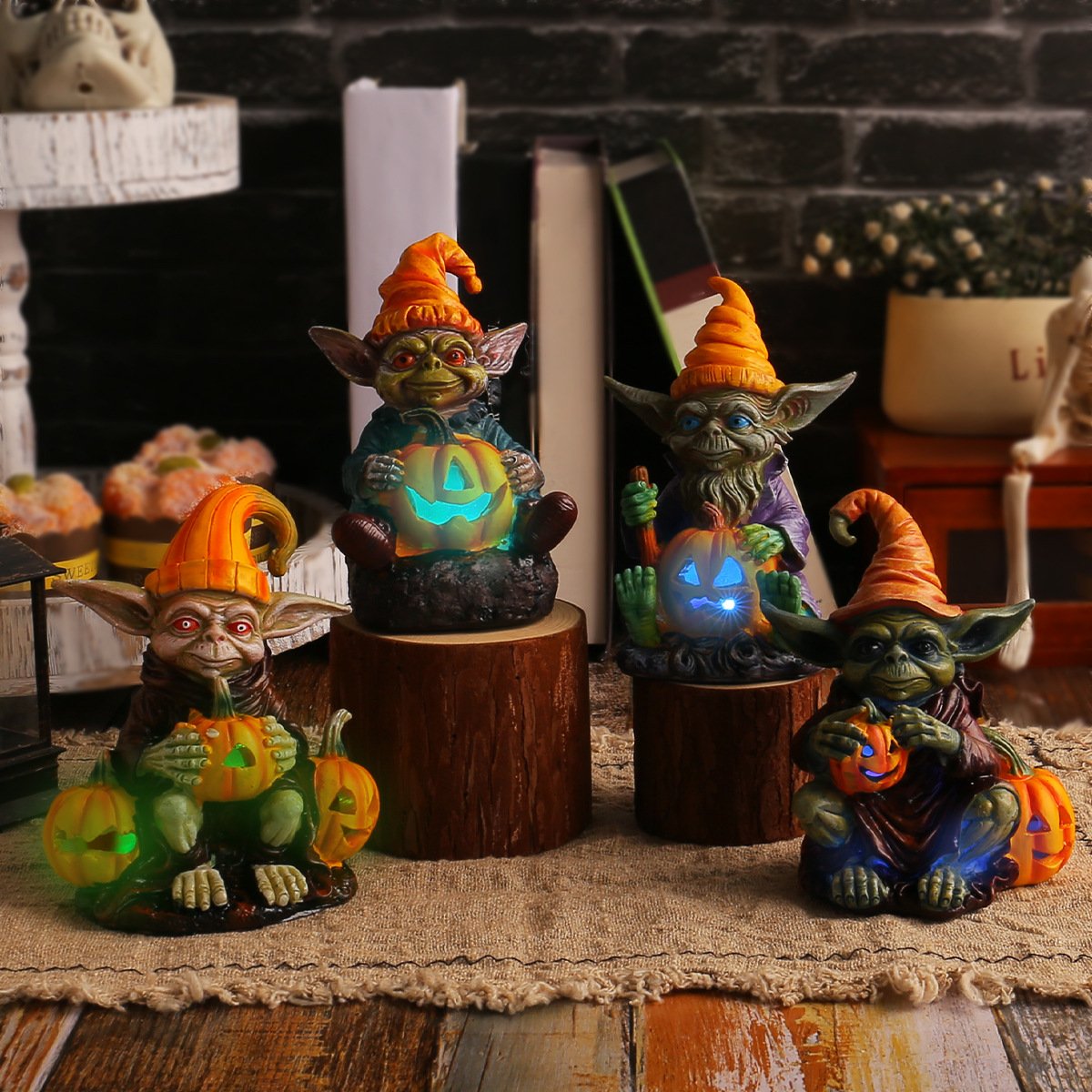 👻🎃Halloween Sale !!!  -Garden Pumpkin Gnome-Home Decor