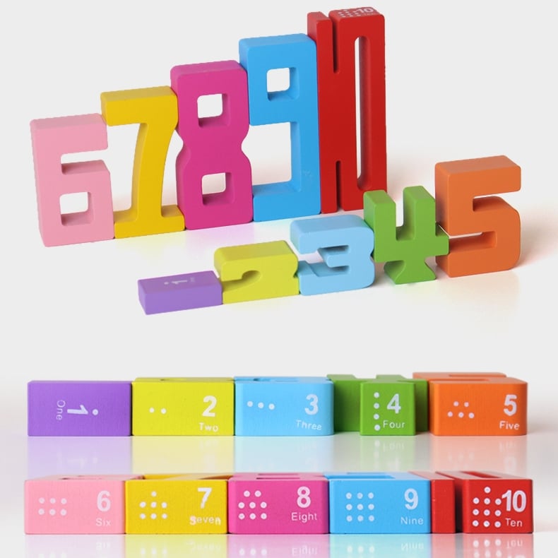 🔥Last Day Promotion 70% OFF🔥Wooden Number Building Block