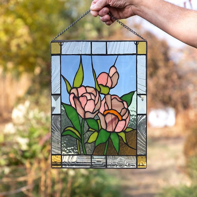 🔥Cardinal Stained Acrylic Window Panel