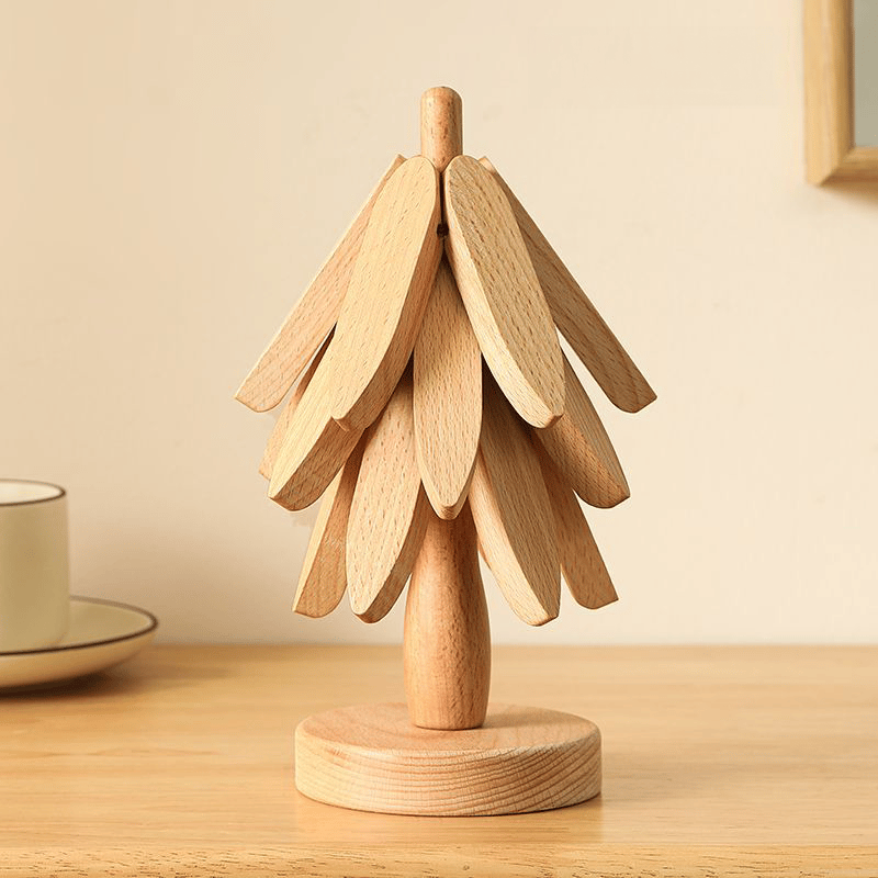 🔥Letzter Tag Verkauf 49% Rabatt✨Natürlicher Holztisch in natürlicher Holzbeständig gegen Premium -Hitze für heiße Gerichte