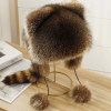 🦝Handmade Imitation Raccoon Fur Hat