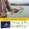 (🎄Early Christmas Sale - 49% OFF) 24 Days Christmas Countdown Fish Tackle Set🐟