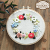 🔥Last day of exclusive discounts - Floral Wreath Embroidery Kit