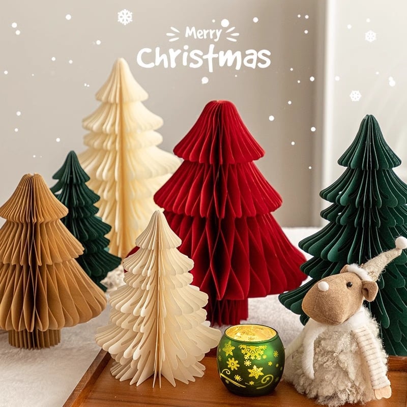🔥Last Day Promotion 70% OFF🔥Foldable Honeycomb Paper Christmas Trees