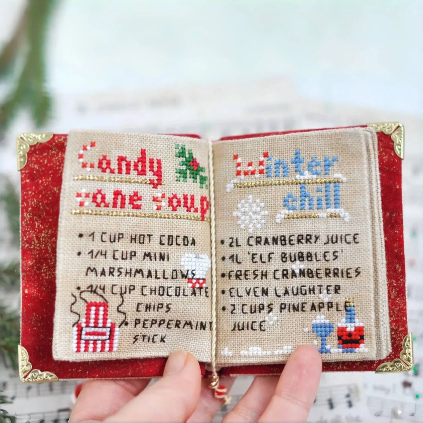 🔥Last Day 49% OFF -Christmas Book SAL 3D Cross Stitch Kit – Complete Craft Set