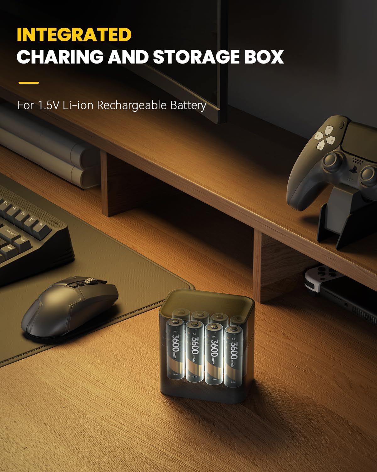 ⏰LAST DAY SALE 50% OFF🔋Rechargeable AA/AAA Lithium Batteries with Charger