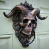 🔥Early Halloween Sale 50% OFF☠️Baphomet Horned God Skull Hanging Door Knocker🔥Buy 2 FREE SHIPPING