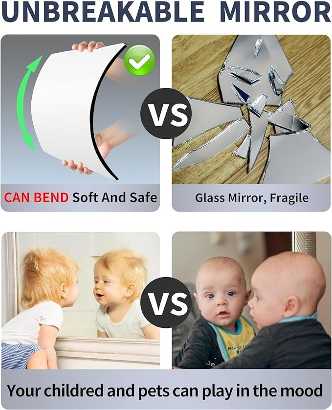 Last Day Promotion 70% OFF - 🔥Acrylic Wall Mirrors⚡Buy 2 Get Free Shipping