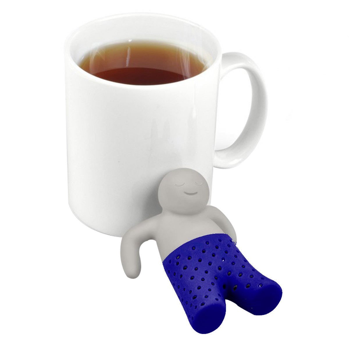 Silicone Little Man Tea Herb Infuser Strainer