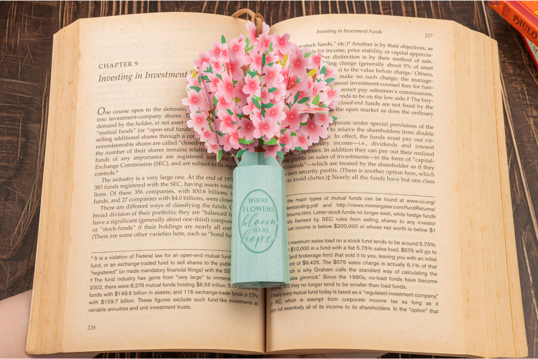 💥LAST DAY SALE 50% OFF💥Elegant Flower Bouquet 3D Pop-up Bookmark