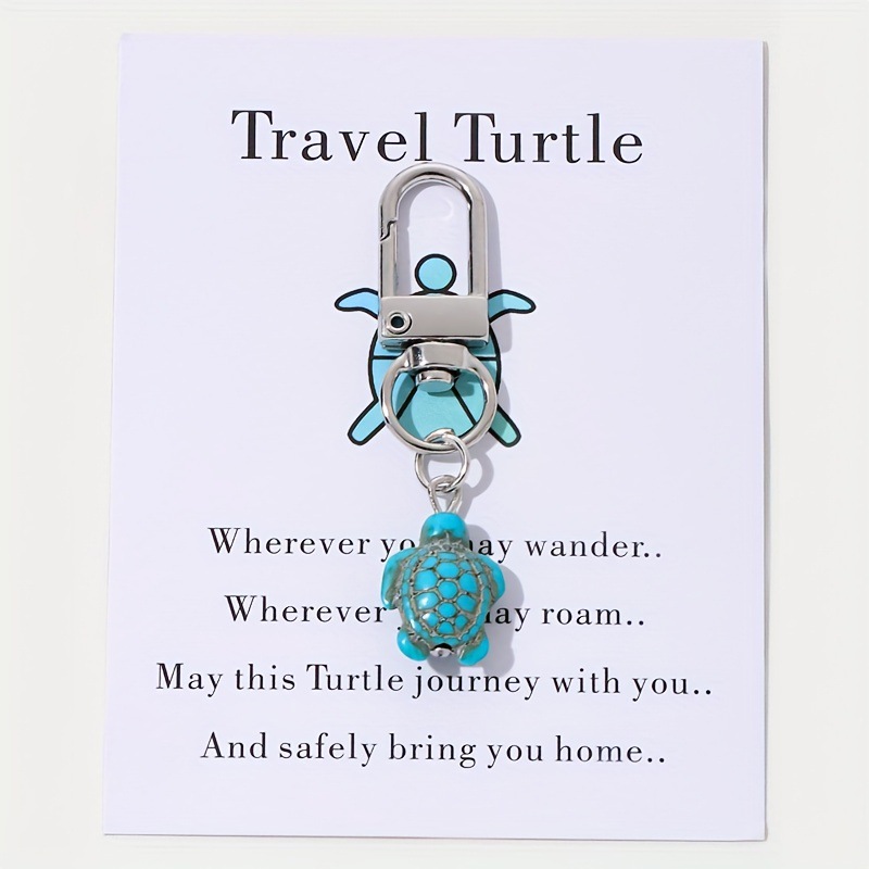 🐢Turquoise Travel Turtle Decorative Keychain -All Set 6 Styles Save $ 30 Free Shipping