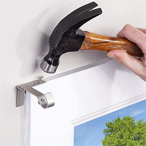 SUMMER HOT SALE 48% OFF-Drilling-Free Curtain Rod Holder(2PCS)-BUY 3 GET 1 FREE