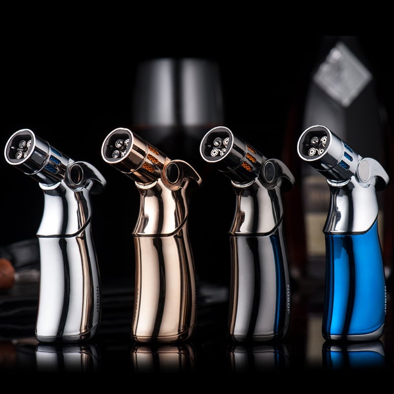 (🔥Last Day Promotion - 50%OFF) Windproof Straight Torch Blue Flame Lighter