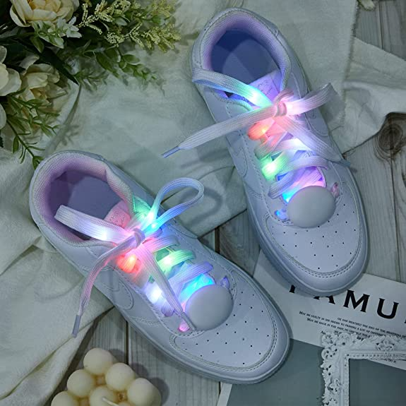 (🌲Early Christmas Sale- SAVE 48% OFF)LED Flashing Shoestrings--buy 5 get 3 free & free shipping(8 pairs)