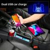 Car Seat Gap Luminous Storage Box with USB Port