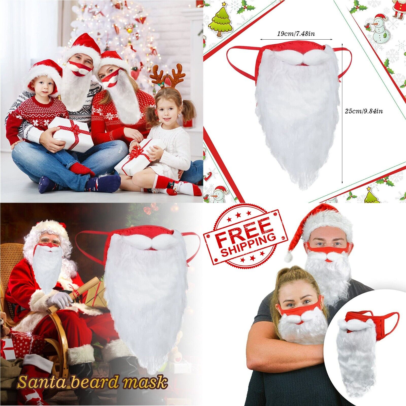 Santa Claus Is Real Mask