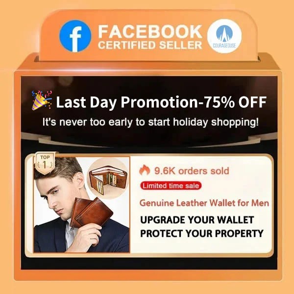 🎉Last Day Promotion-75% OFF-🔒RFID🔒Genuine Leather Wallet for Men💰