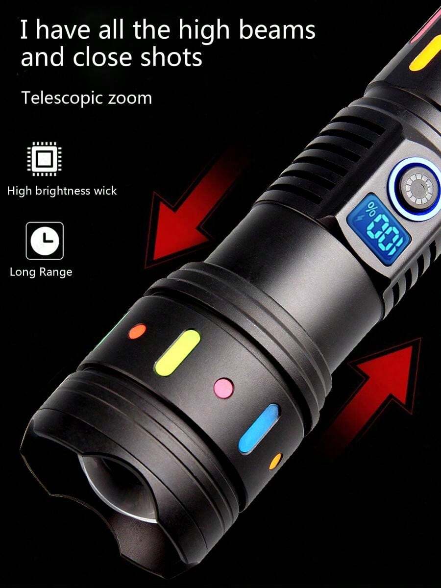 🔥German Super Bright Rechargeable LED Flashlight - Buy 2 Save $6.99 & Free Shipping✨️