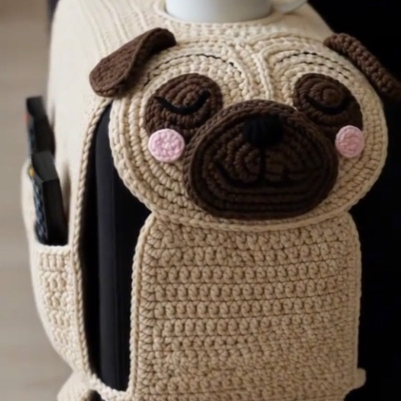 🎁TikTok Last Day Sale - 70% OFF🐶 Handmade Crochet Multifunctional Dog Sofa Armrest Pad