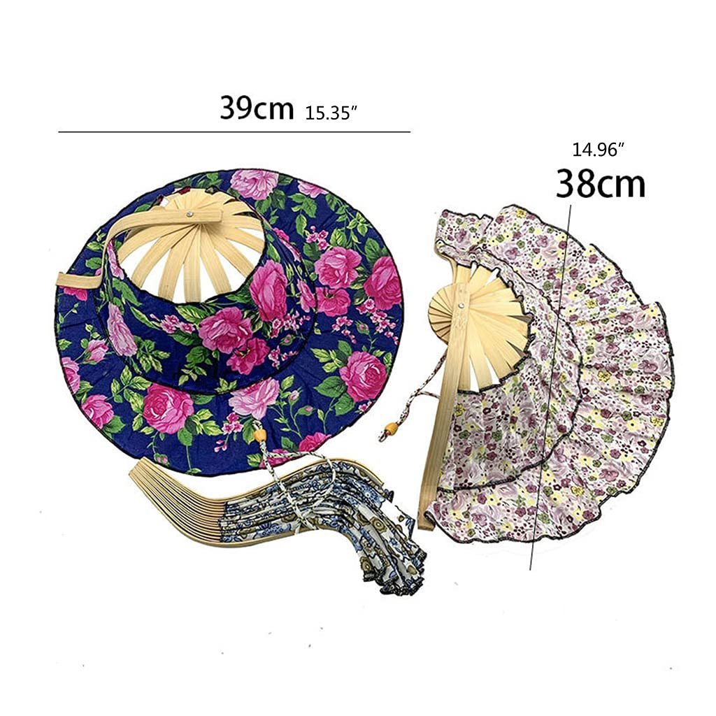 🎁TikTok Last Day Sale - 70% OFF🎉2 in 1 Portable Bamboo Sun Hat for Women