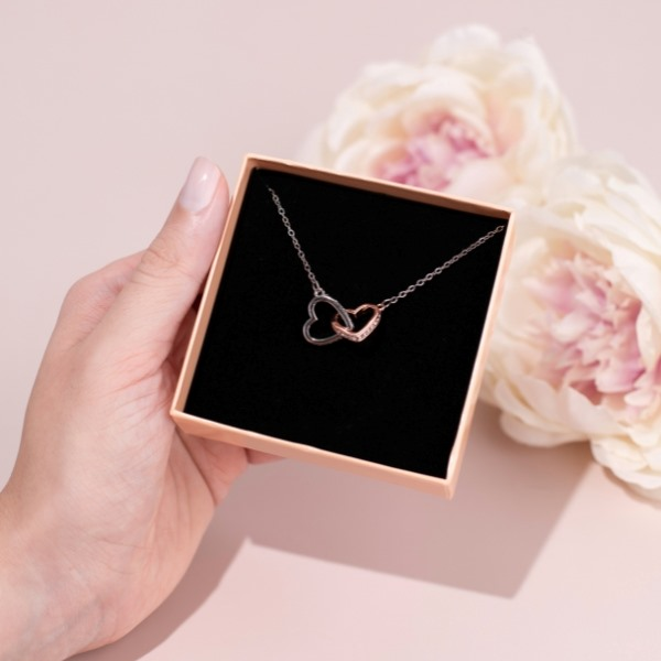 🎁💗An meine Enkelin – Für immer verbundene Herzen – Geschenkset – SS117GM