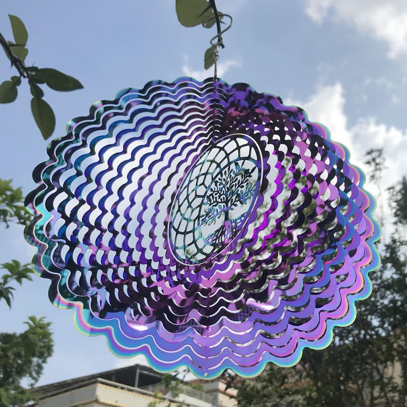 🔥Heißer Verkauf 49% Rabatt🎄3D Bunte Wind Spinning Mandala