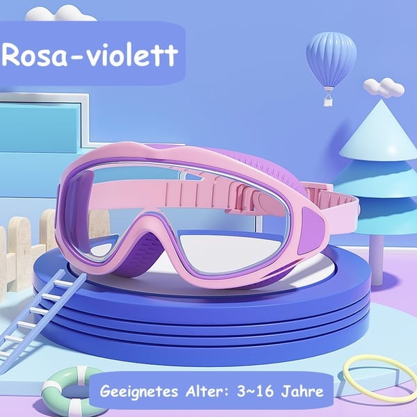 🔥Letzter Tag 49% Rabatt-HD-Schwimmbrille für Kinder mit großem Rahmen, wasserdicht und beschlagfrei🥽