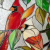 🎉Cardinal Stained Glass Window Panel