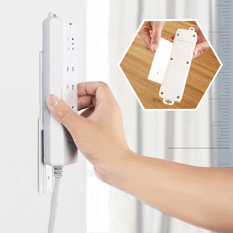 (🔥Last Day Promotion- 50% OFF) Adhesive Punch-free Socket Holder(👍Buy 6 get 3 Free)
