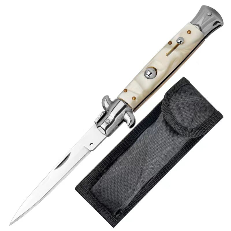 Pure Handmade Old School Italian Stiletto Pocket Knife - Buy 2 Free Shipping