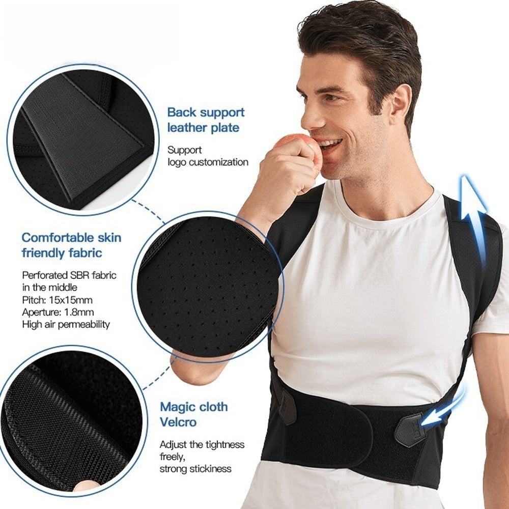 (🎉Last Day Promotion 50% OFF) Adjustable Back Posture Belt Office Home Gym Unisex - Buy 2 Get Extra 15% OFF & Free Shipping