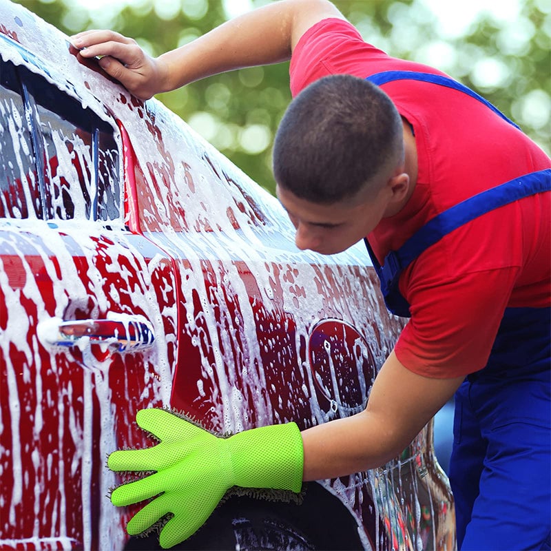 🔥Last Day 50% OFF- Double-sided Five-finger Car Wash Gloves