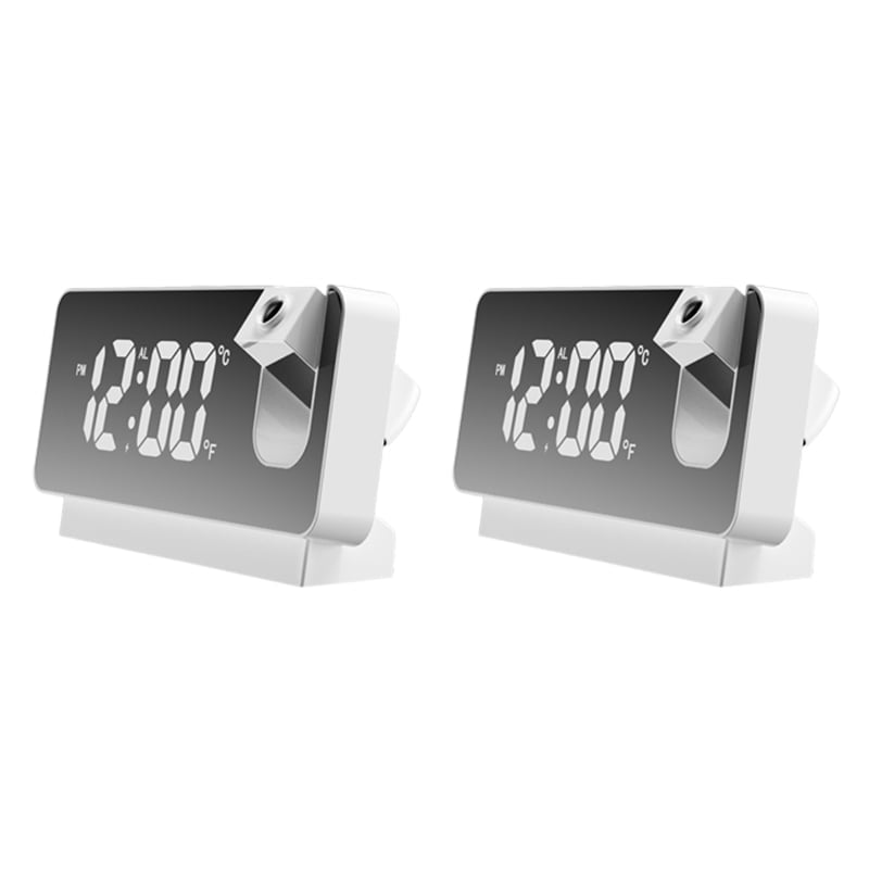 (🔥HOT SALE TODAY - 49% OFF) Mirror Projection Alarm Clock - Buy 2 Get Extra 10% OFF & Free Shipping
