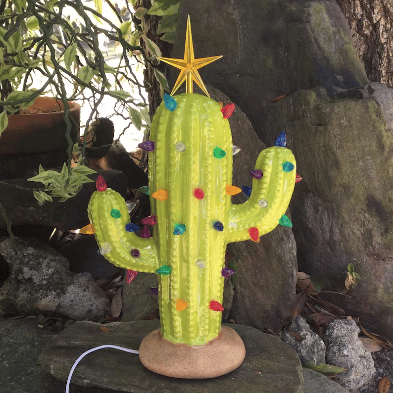 (🎄EARLY CHRISTMAS SALE - 50% OFF) 🌵Vintage Christmas Luminous Cactus✨