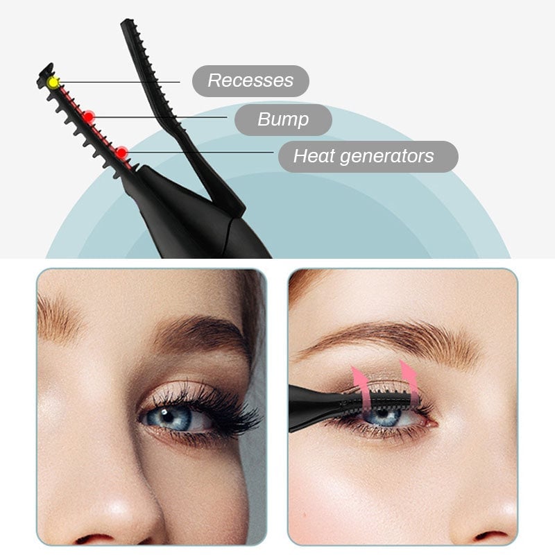 Last Day Promotion 70% OFF - 🔥Electric Eyelash Curler for Instant Glam✨ Blink & Dazzle! 👁️