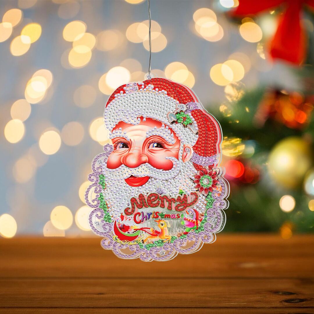 ✨Christmas Sale- Get 50% OFF🎁5D Diamond Painting Christmas Hanging Light