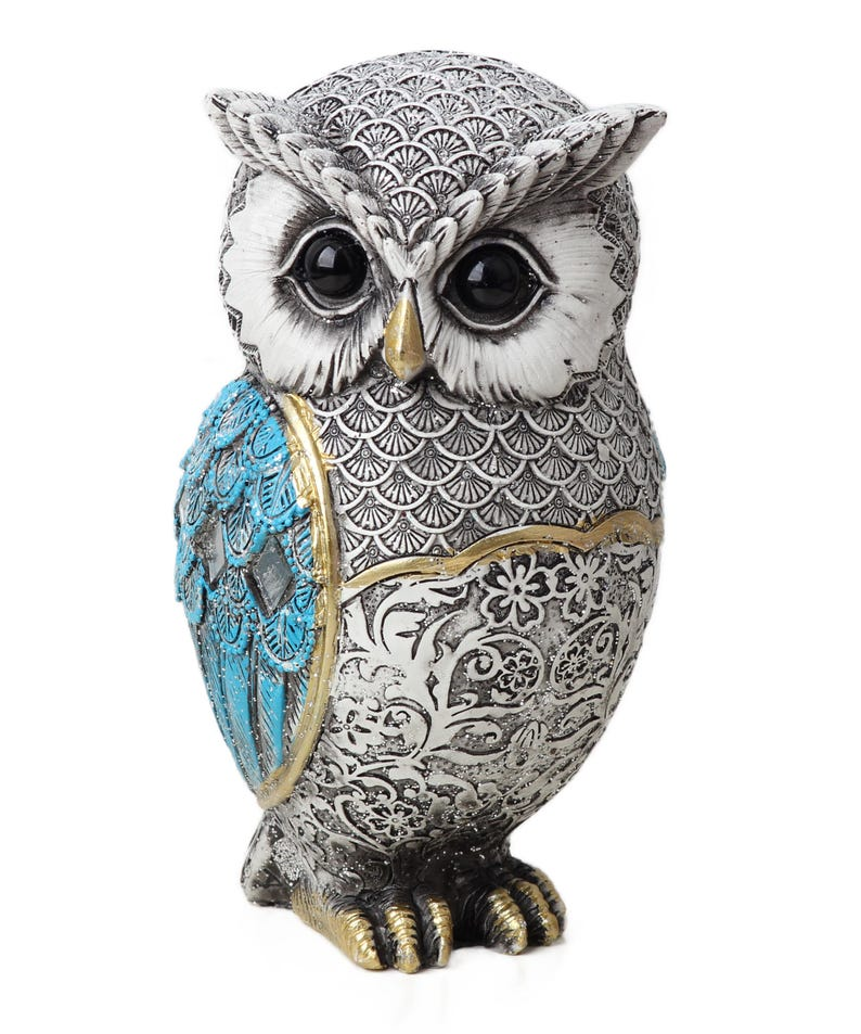 🦉Lucky Embroidered Owl Figurine Statue