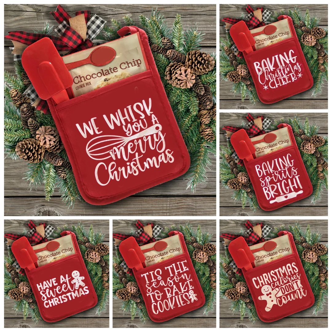 🔥Last Day Promotion 50% OFF🔥Christmas Heat Insulation Gloves Baking Kit