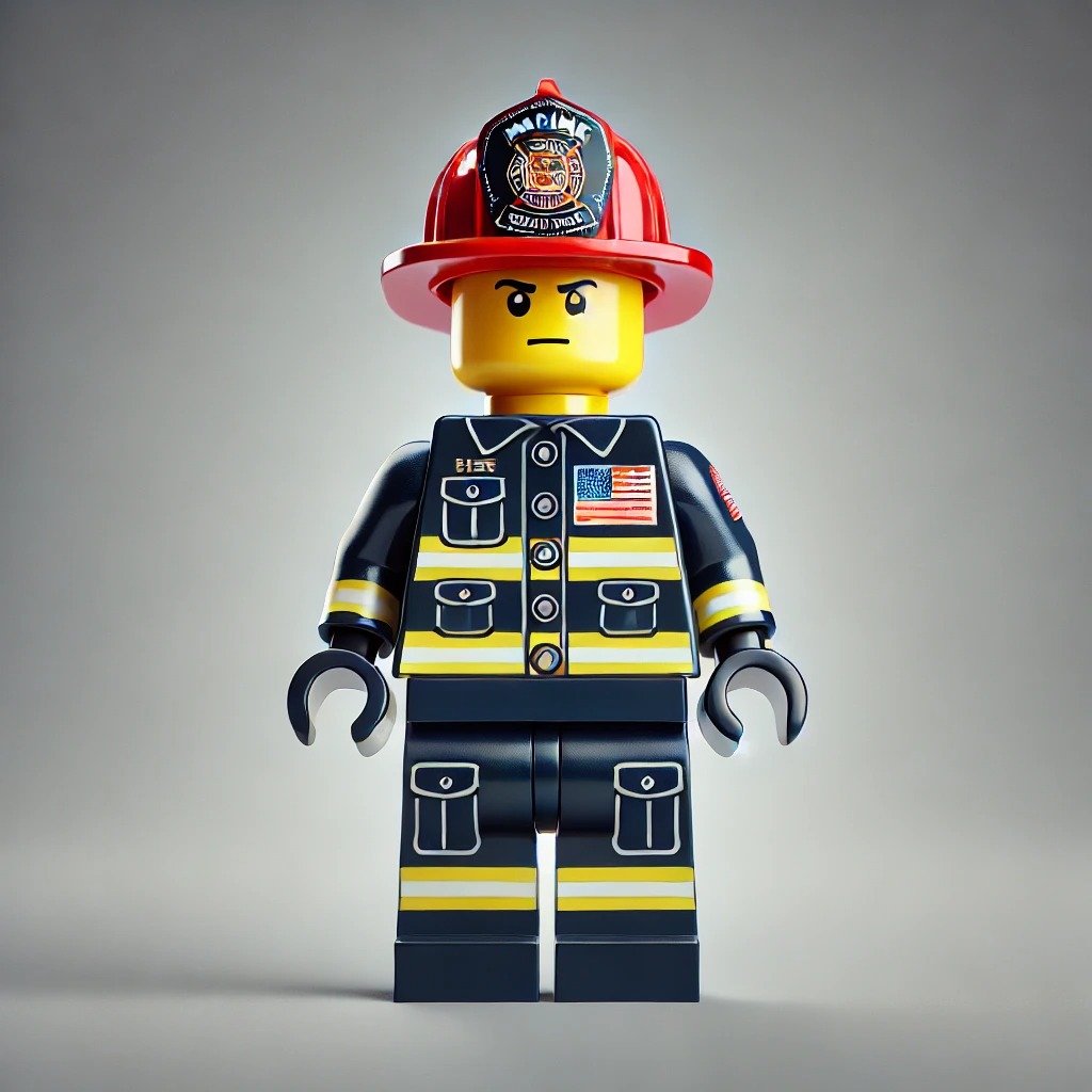 Tribute Valiant Firefighters Minifigs