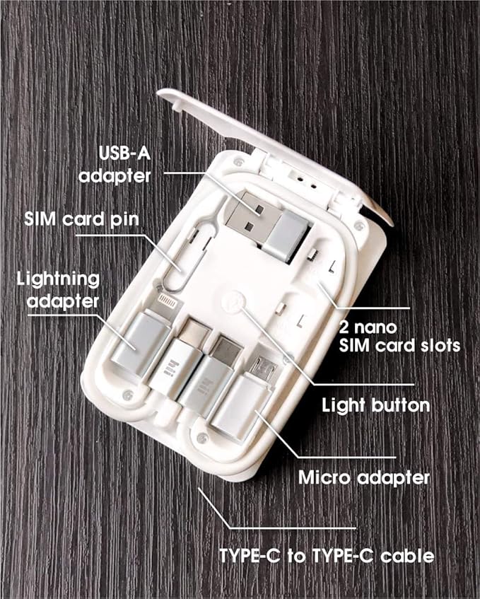 🔥Last Day 50% OFF🔥 Universal Smart Adapter Card Storage Box