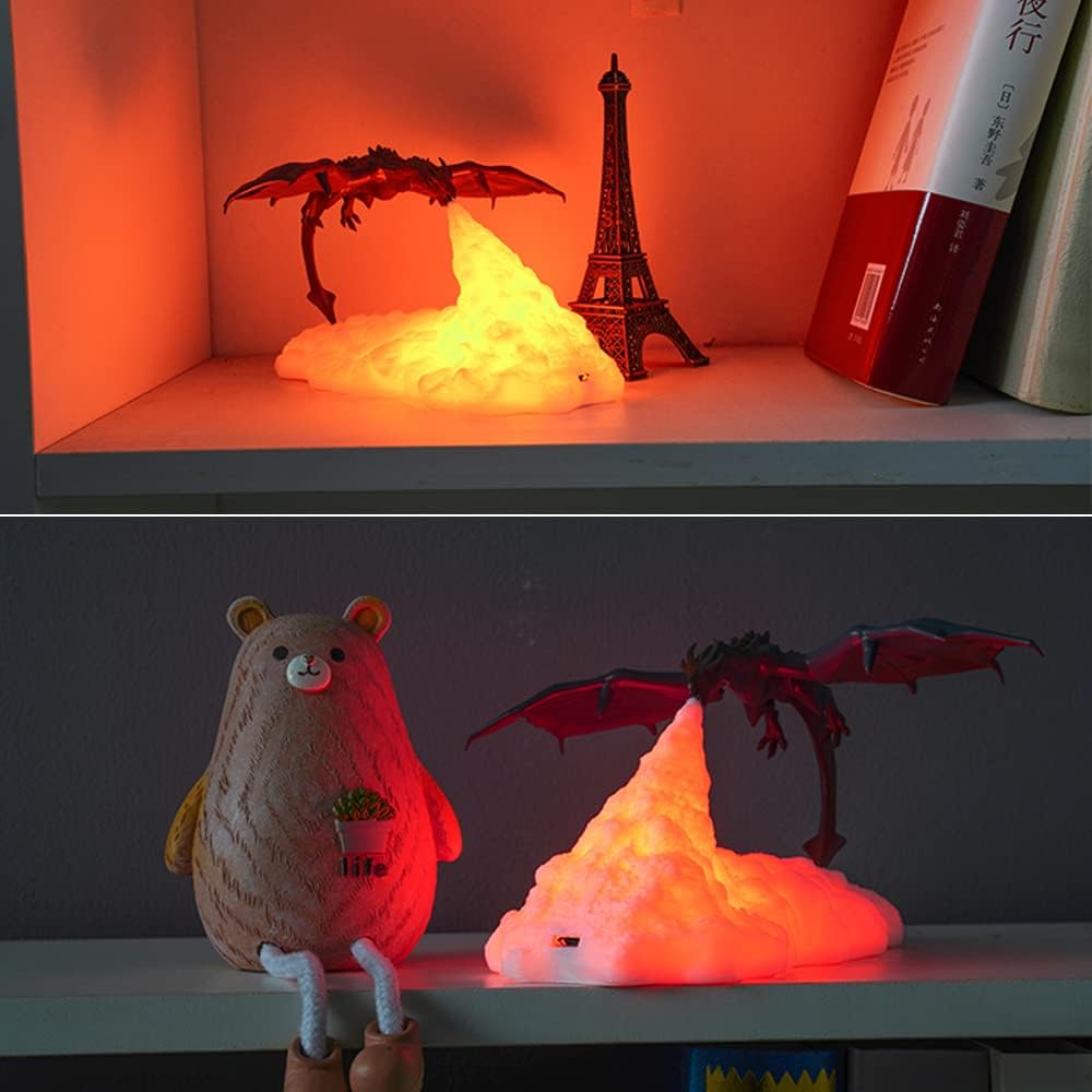 Tiktok Summer Sale🎉Fire-Breathing Dragon Night Light