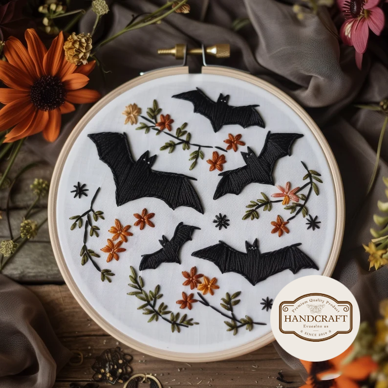 🔥Early Halloween Promotion !!! - 2024 Halloween Embroidery KIT [Last day discount]