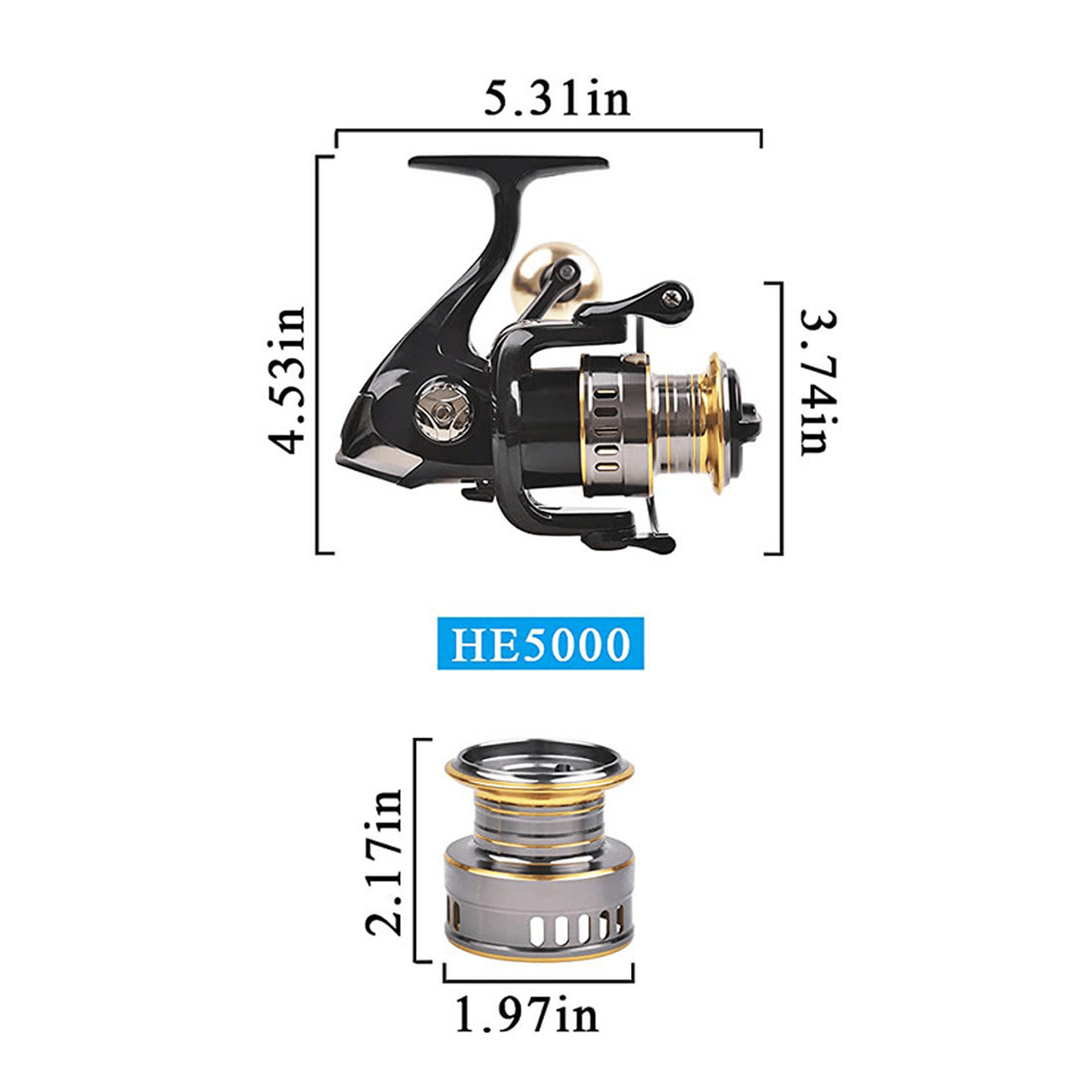 🔥Last Day 49% OFF-Fishing Reel-Metal Alloy Gear Disc Fishing Reel🐟
